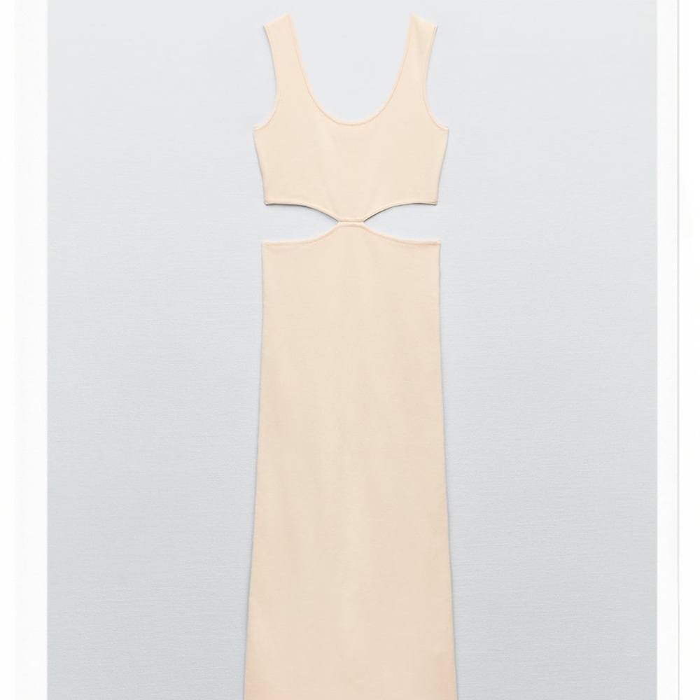 Zara Knit Cut Out dress